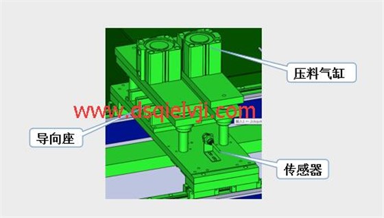 鄧氏全自動鋁型材切割機送料裝置